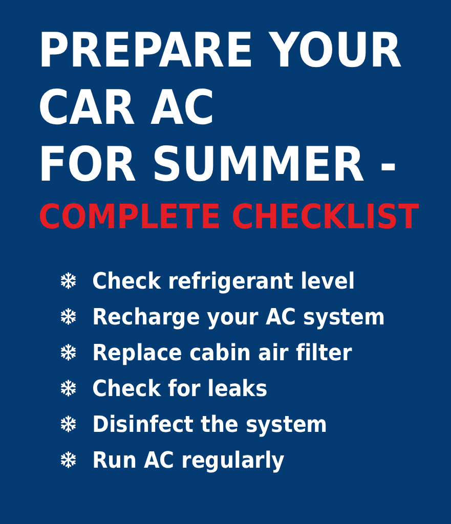 Préparez votre climatisation automobile pour l’été – checklist complète
